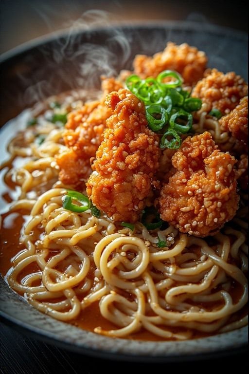 Crispy karaage chicken